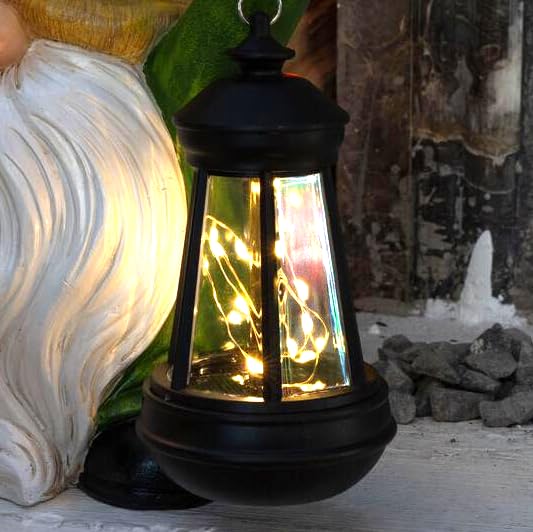 Amazon.com: WONDHOME Gnome Solar Lights with Warm White LEDs